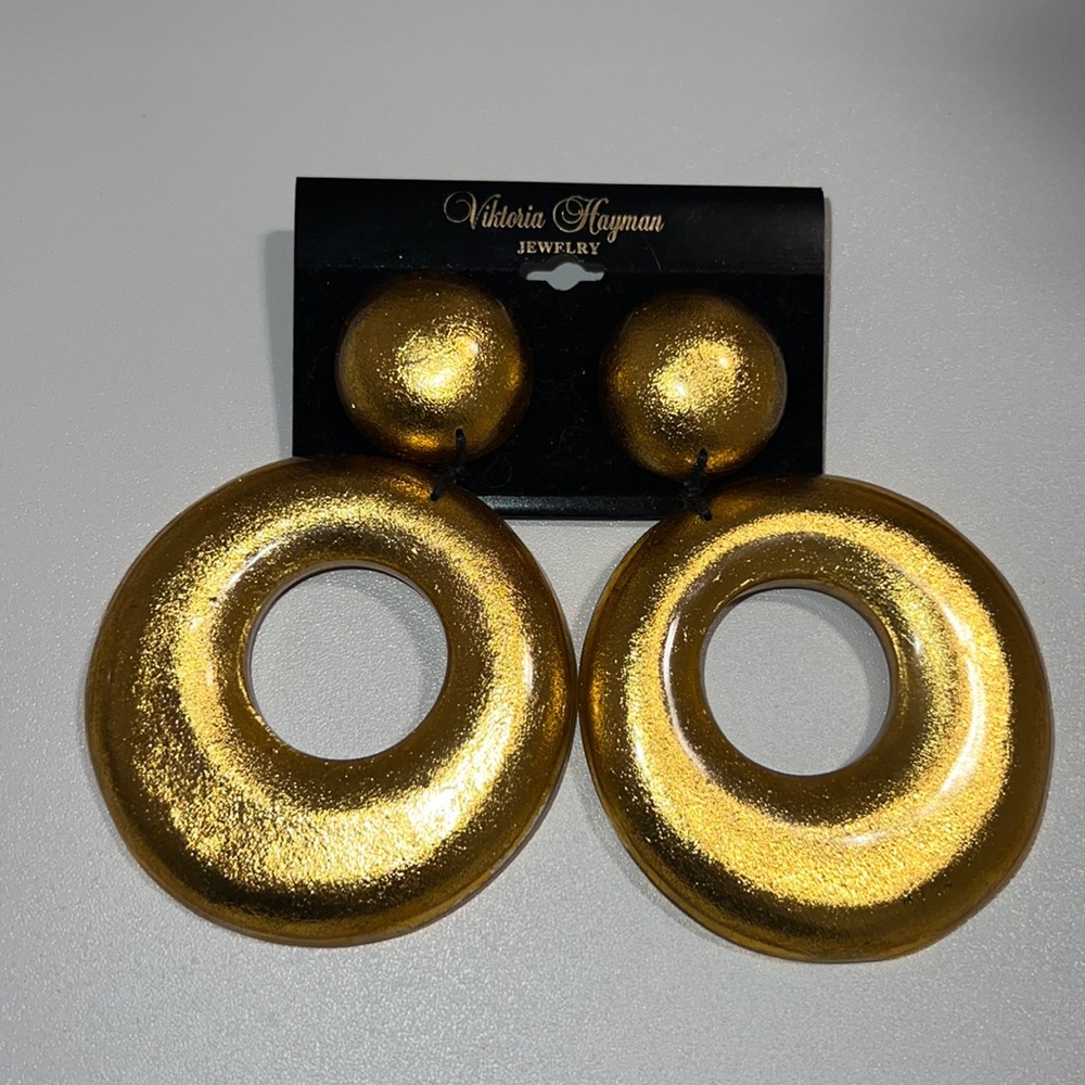 Viktoria Hayman Large Door Knocker Earrings